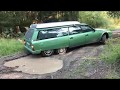 Citroen Cx Sixwheeler in forest