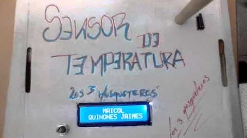 Sensor de temperatura con pic16f877A