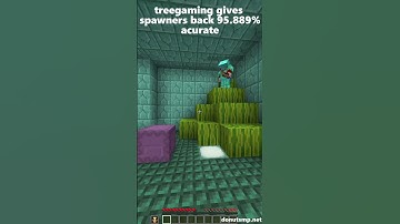 Treegaming gives spawners back💀 #donutsmp
