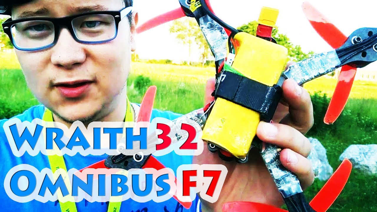 ✔ Мой самый навороченный квадрик. Первый тест!! [Wraith32 + Omnibus F7 / Airbot]