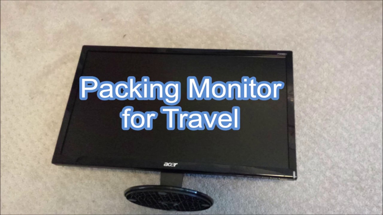 Packing Monitor For Travel