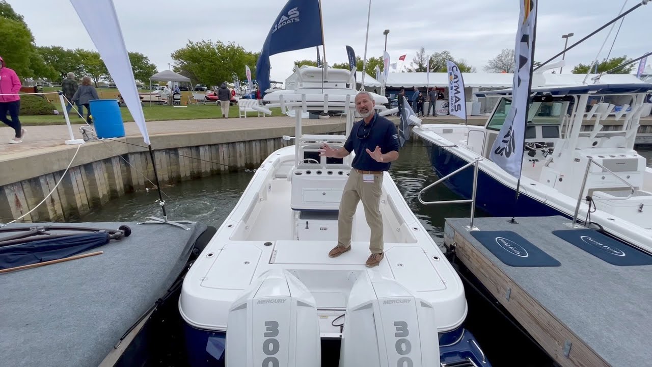 Caymas 28 HB Twin Outboard Hybrid Bay Boat YouTube