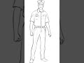 How To Draw A Police Officer Shorts 
