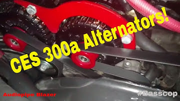 First time starting up the CES 300 amp alternators on The Audiopipe Blazer!