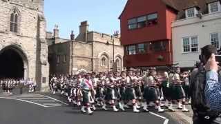 Argylls last march through Canterbury