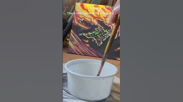 How to make homemade fixative for charcoal artworks #fixativespray #whatsappstatus #spray