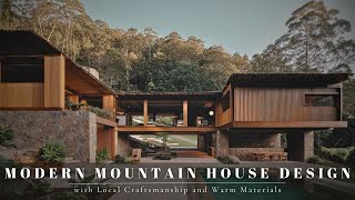 Modern Mountain House Design With Local Craftsmanship And Warm Materials