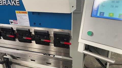 TP10 press brake operation