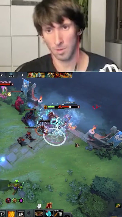 Dendi destroyed mid with Earth Shaker 💥 7.33c