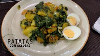 Patatas con acelgas. Santo Espíritu del Monte. Gilet. Valencia.