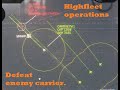 Highfleet 1.16 GUIDE  - how to defeat an enemy aircraft carrier with your own carrier.