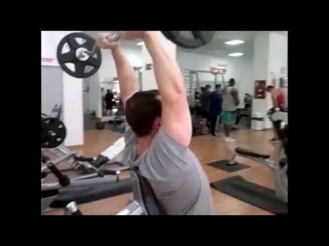 ejercicios soldier triceps scam barra z