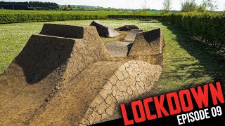 BUILDING MORE NEW BACKYARD DIRT JUMPS AND RIDING THEM!! LOCKDOWN EP9
