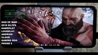 God Of War 2018 Android 60 FPS Gameplay Loudplay Cloud Gaming Rog Phone 5 screenshot 2