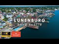 Lunenburg  nova scotia  canada in 4k drone