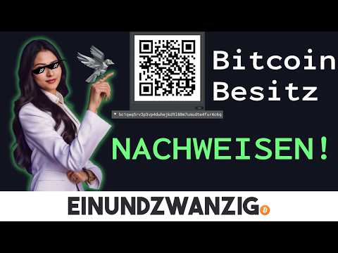 Tutorial - Mit Bitcoin Adresse NACHRICHT SIGNIEREN