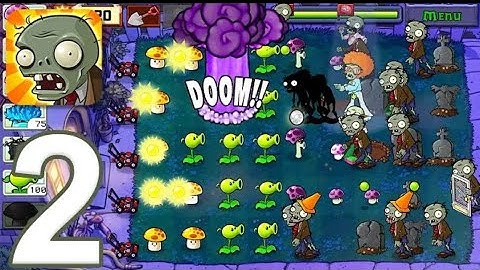 Plants vs Zombies - Gameplay Walkthrough Part 2 - Night: All Level [1-10] (ios,Android)