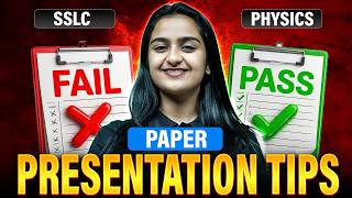 SSLC Physics Public Exam Paper Presentation Tips | PW Kerala