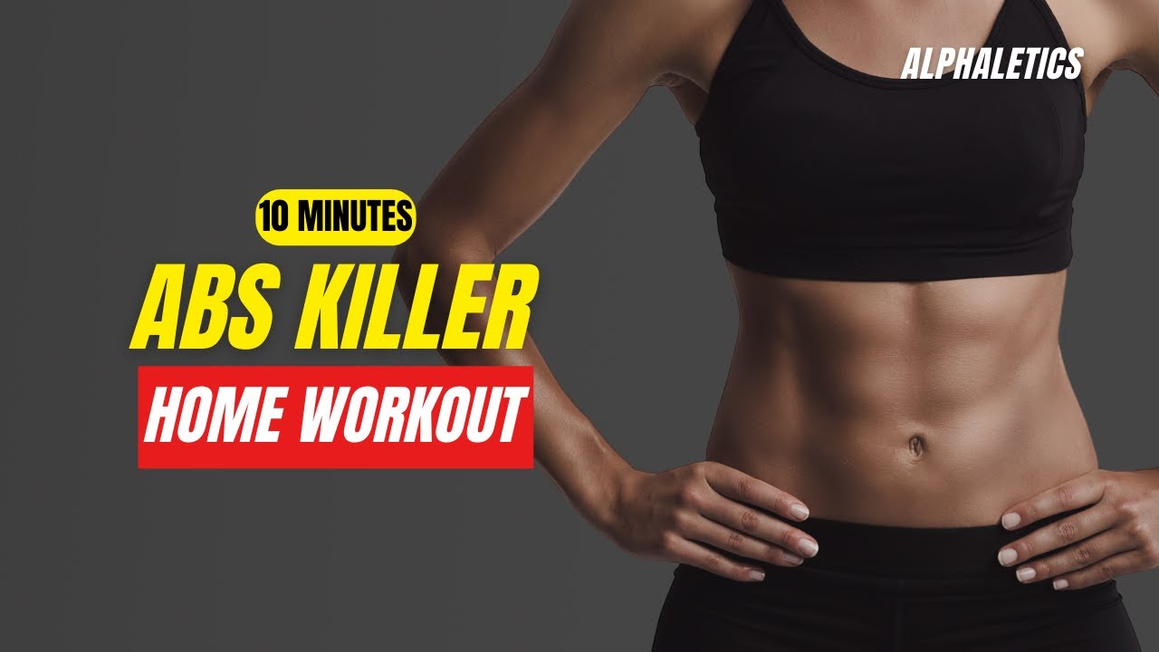 10 MIN ABS KILLER - At Home Abs Workout with No Equipment, No Jumping ...