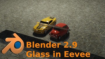 Blender 2.9 How to make a glass in Eevee
