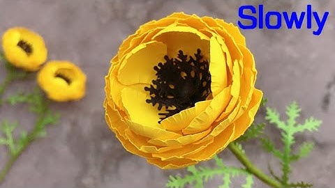 ABC TV | How To Make Paper Flower With Shape Punch #4 (Slowly)- Craft Tutorial