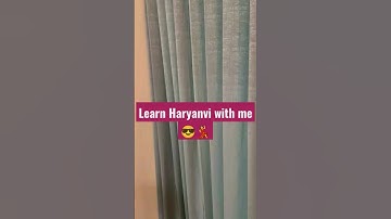 Learn Haryanvi with me😎💃✨|Ep 2 #shorts#viral #youtubeshorts #haryanvi #comedy