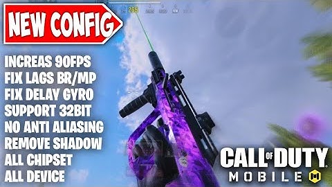 CONFIG 90FPS IN COD MOBILE | FIX LAGS BR/MP | CONFIG CODM SEASON 3