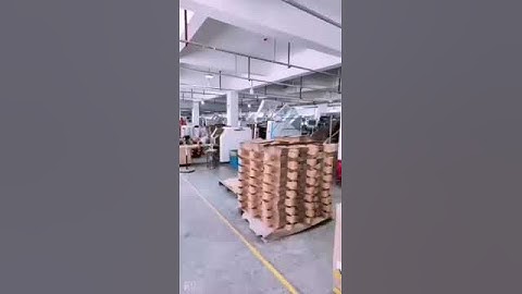 Automatic square bottom paper bag making machine with twisted handle rope production line