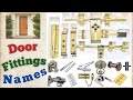 Names of door hardware fittings  door hardware fittings vocabulary  door basics  build dunia