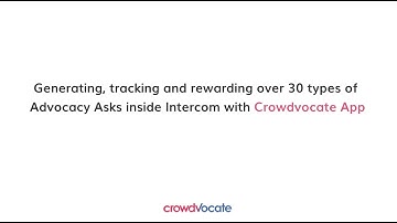 Crowdvocate / Intercom
