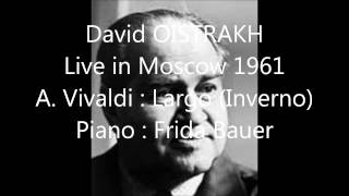 DFO live in Moscow 1961. Vivaldi 4 Saisons L&#39;inverno