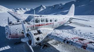 Abandoned De Havilland Canada DHC 1 Chipmunk Found Frozen in Snowy Mountains – Full Restoration