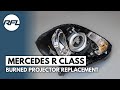 Mercedes R class | burned Hella HID Bi-xenon projector, EvoX R projector replacement (AFS headlight)