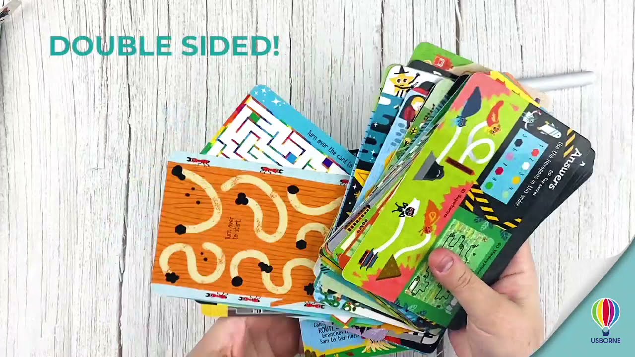 Never Get Bored Wipe-Clean Cards - Mazes