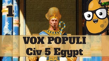 Civ 5 Vox Populi Egypt Ep. 1 - Let
