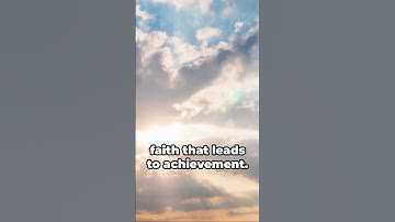 Optimism: The Key to Achievement