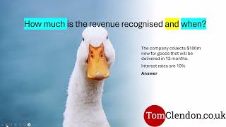 IFRS 15 Revenue. Two examples. 5 minutes