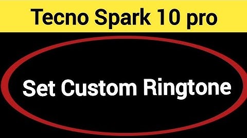 How to set custom ringtone, Tecno Spark 10 pro me song ringtone Kaise lagaya