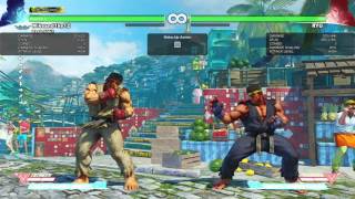 Street Fighter V- Ryu Normal and Back Recovery Safe Jump Tech