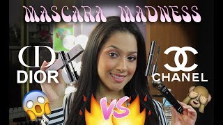 MASCARA THROWDOWN! New Dimensions Ultimes de Chanel Mascara VS Trish McEvoy  High Volume 