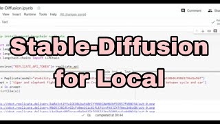 How to run Stable-Diffusion text-image model in local ?