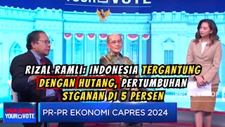 Rizal Ramli Development Depends On Debt Economy Forced To Grow Higher Will overheat