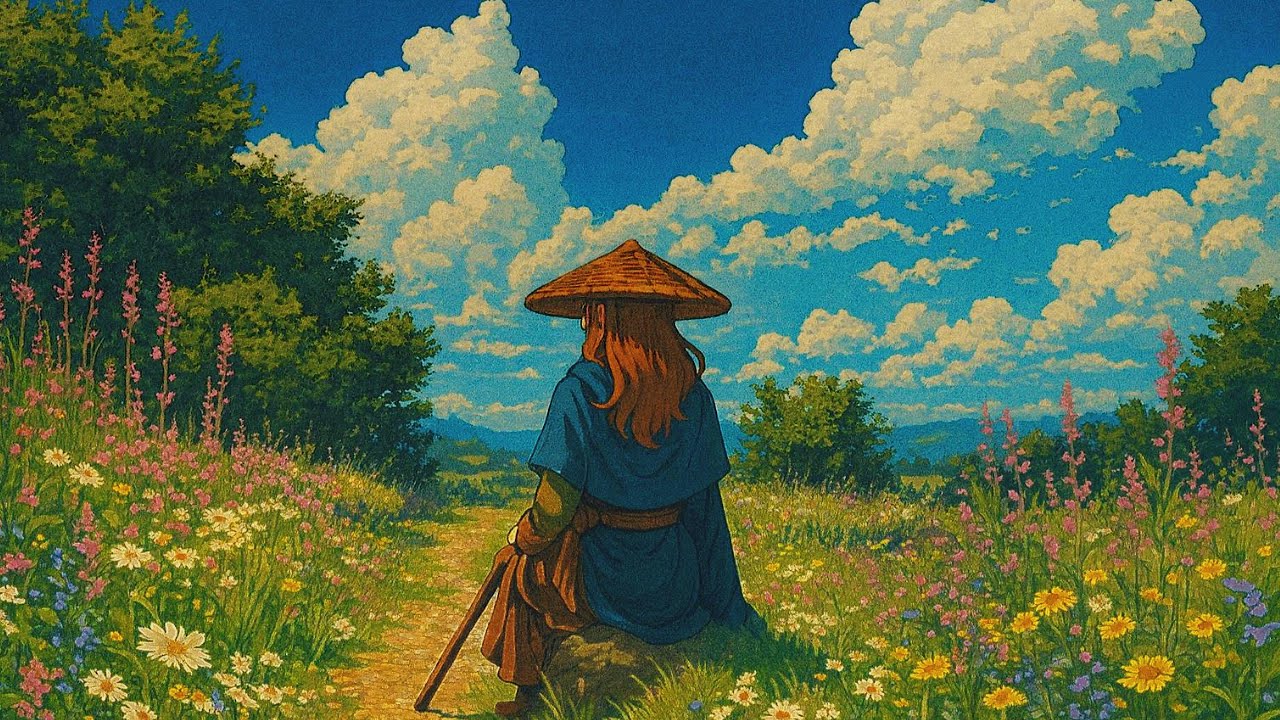 Under the Blue Sky of Japan ? | Calm Japanese Folk & Nature Ambience