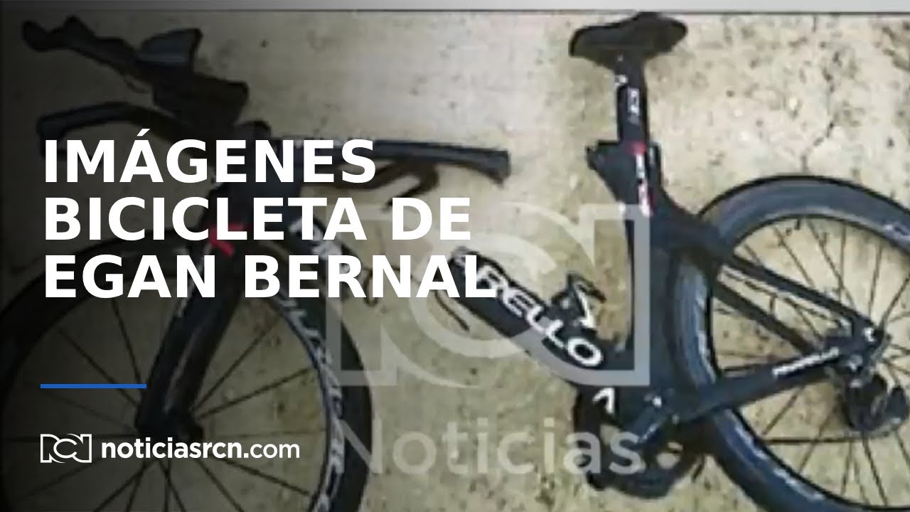 Exclusivo: así quedó la bicicleta de Egan Bernal tras accidente con bus intermunicipal