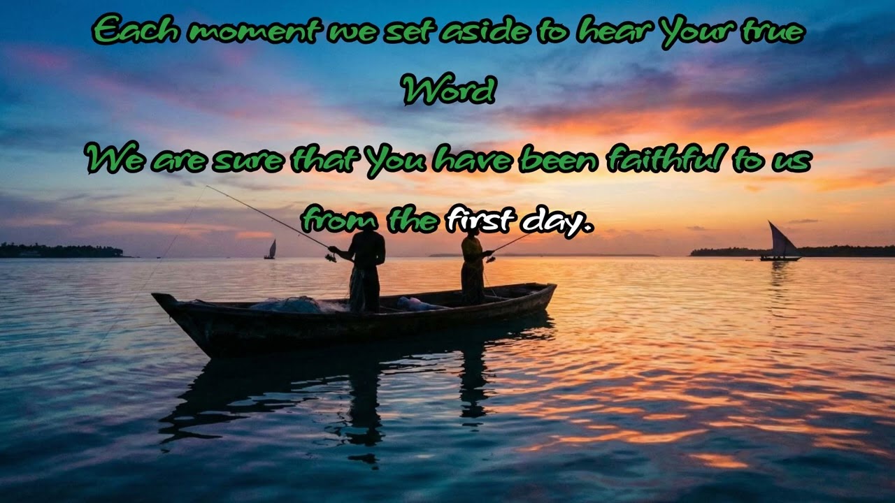 For This Day, Thank You! Extracted from a prayer by Apostle Chiwenga - (First Funeral, First Death.)