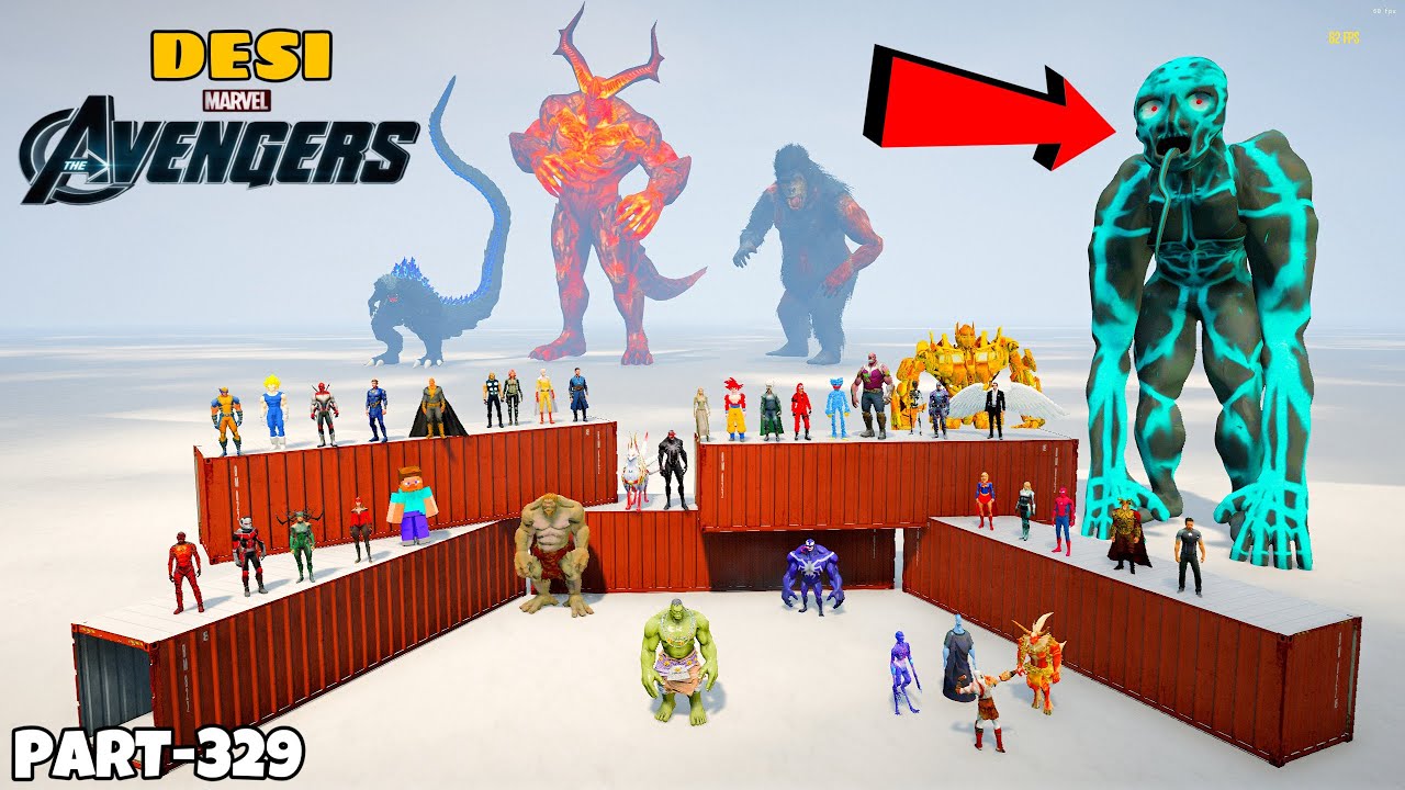 DESI Avengers and ODIN Found Secret Mad Creature Hidden in Stark Mansion with Goku in GTA 5 | 