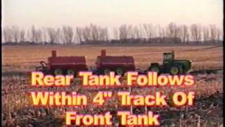 Nuhn Quad Train Dual Tankers In S-Turn