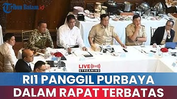 🔵Presiden Prabowo Mendadak Panggil Menkeu Purbaya dalam Rapat Terbatas, Ada Apa?