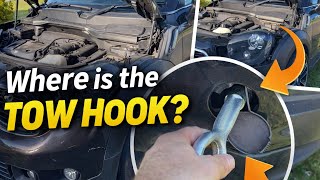 WHERE IS THE TOW HOOK - MINI COOPER COUNTRYMAN 