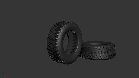 How to model tractor tyre 3ds max tutorial part  - 1